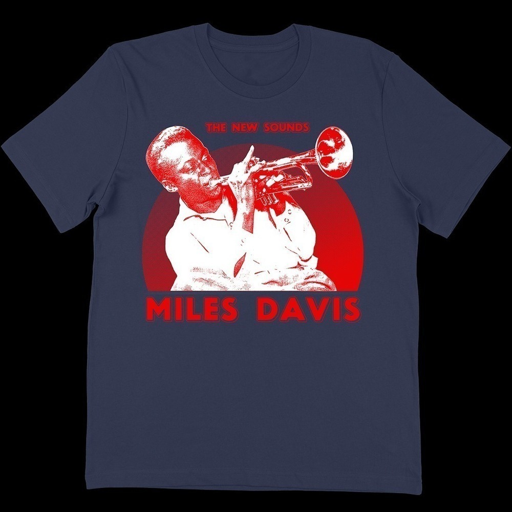 Miles Davis New Sounds Jazz Fan Graphic Unisex T-Shirt